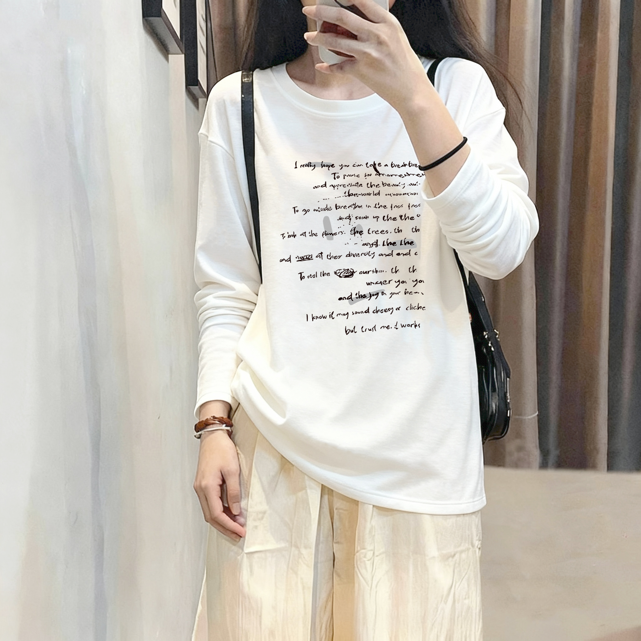 打底衫女大码胖mm遮肚子