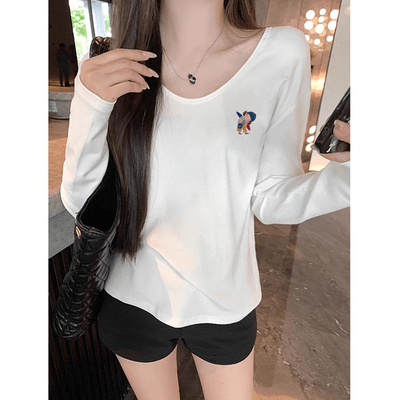 秋衣女外穿t恤女2025新款秋季