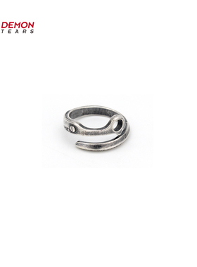 剪刀手小众设计戒指可调节指环