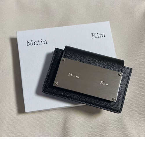 韩国小众matin kim 设计师卡包经典款简约实用零钱包