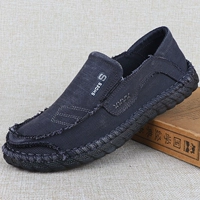 Тканевые дышащие универсальные эспадрильи, повседневная обувь, мягкая подошва, для мужчины среднего возраста