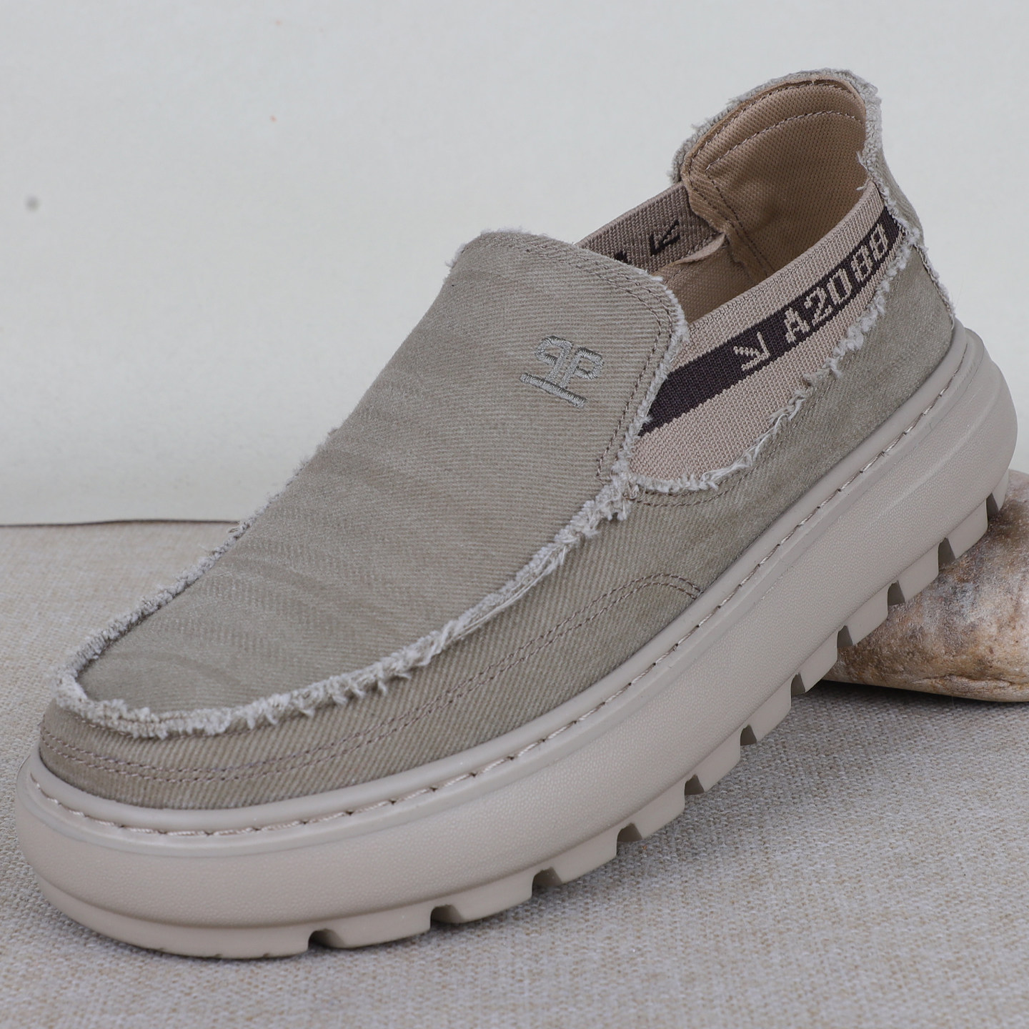 26春夏老北京男士布鞋松紧口一脚蹬舒适透气防滑年轻版休闲鞋透气,流行男鞋,布鞋,淘宝优惠券,粉丝福利购,淘宝优惠卷