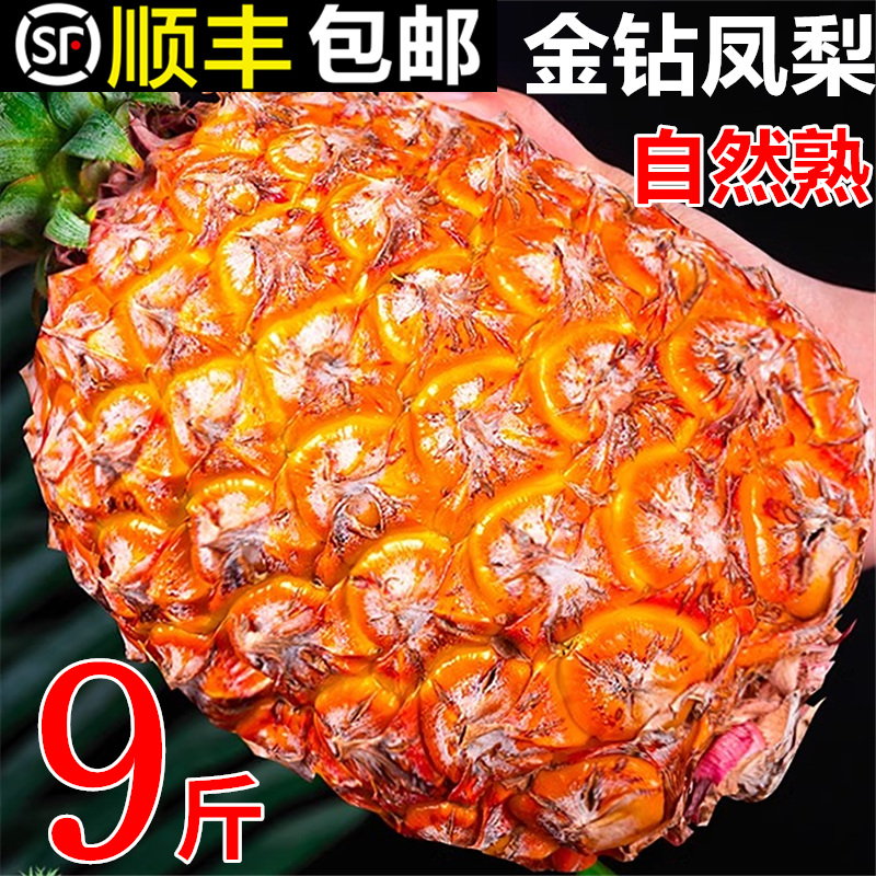 顺丰包邮海南金钻凤梨新鲜水果