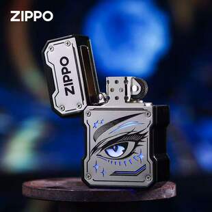 zippo打火机芝宝官方正品一眼万年礼盒装高档纤巧机防风煤油送礼