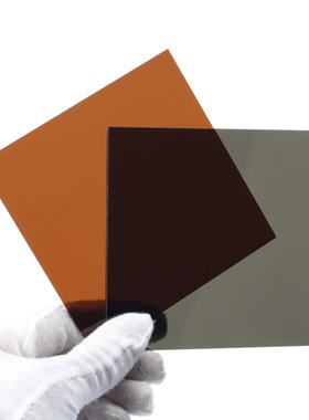 黑茶黄茶色透光亚克力板2 3 4 5mm有机玻璃板led板显示屏定制切割