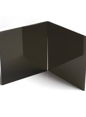 亚克力板黑色透明2-8mm有机玻璃板黑茶色led显示屏机箱侧透板定制