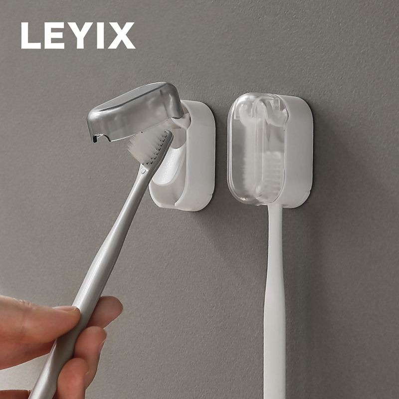 LEYIX 177舒适版防尘牙刷架置物架免打孔卫生间牙刷架悬挂收纳 家庭/个人清洁工具 牙刷架/牙具座 原图主图