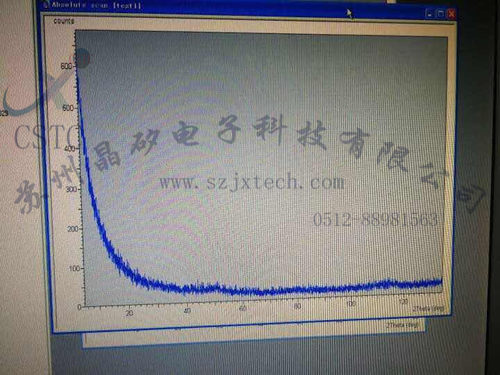 XRD无衍射峰硅晶矽电子