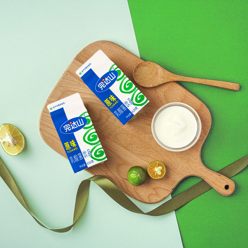 完达山原味乳酸菌饮品纸盒装乳酸菌发酵高温杀菌常温428克