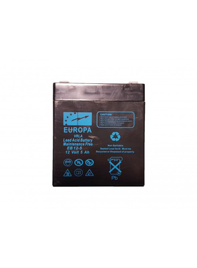 EUROPA蓄电池 EB12-5 12Volt 5AH 免维护可充电电池