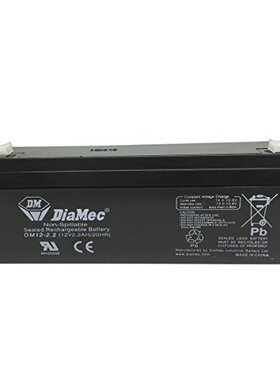 DiaMec蓄电池 OM12-2.2 12V2.2AH/20HR 免维护可充电铅酸电池
