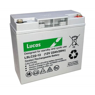 蓄电池 20HR LSLC22 12V22AH 免维护铅酸电池 Lucas