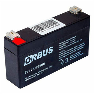 ORBUS蓄电池6V1.3AH 20HR免维护可充电铅酸电池