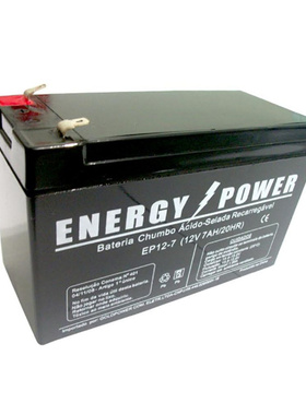ENERGY POWER蓄电池 EP12-7 12V7AH/20HR 免维护可充电电池