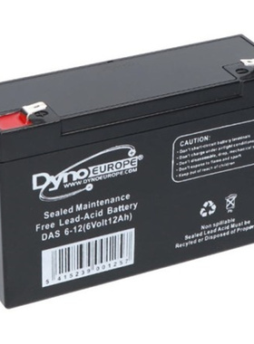 DYNOEUROPE蓄电池 DAS6-12 6Volt12AH 免维护可充电铅酸电池