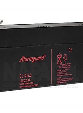 Alarmguard蓄电池 CJ12-2.3 12V2.3AH 免维护可充电电池