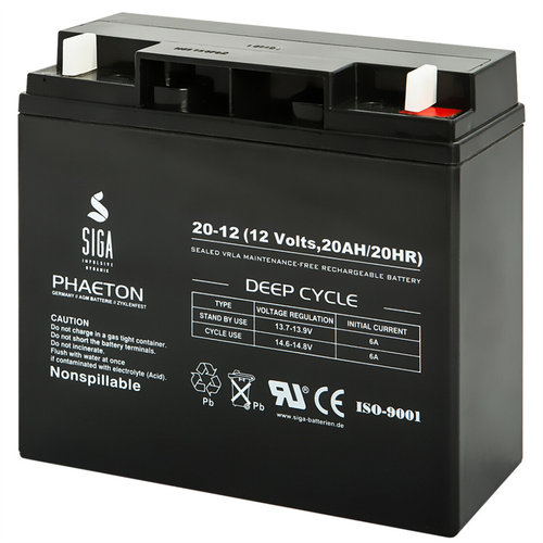 SIGAPHAETON蓄电池20-1212V