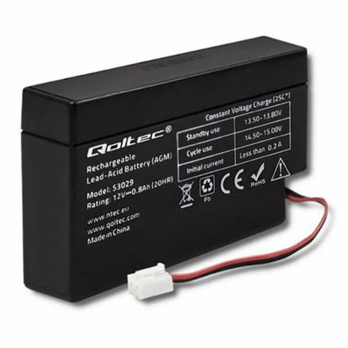 Qoltec蓄电池5302912V0.8AH精密