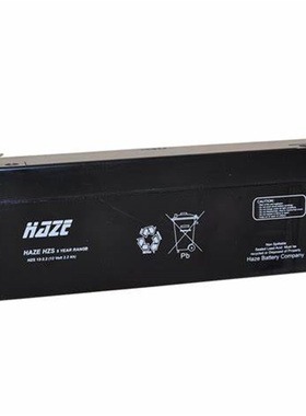 HAZE蓄电池 HZS12-2.2 12Volt 2.2AH 免维护可充电铅酸电池