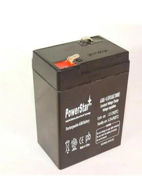 powerstar AGM5-6 6V5AH/20HR免维护可充电铅酸蓄电池