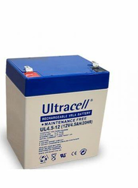 Ultracell蓄电池 UL4.5-12 12V4.5AH/20HR 免维护可充电电池