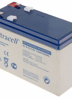 Ultracell蓄电池 UL9-12 12V9.0AH/20HR 免维护可充电电池