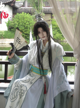 天官赐福风师青玄cos服漫版风师男相古装汉服假发cosplay套装女
