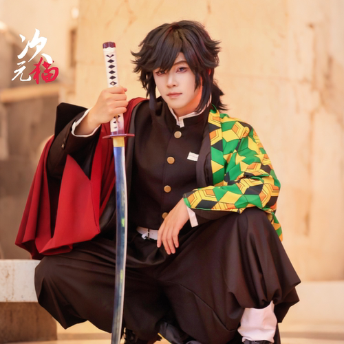 鬼灭之刃cosplay服富冈义勇