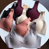 尚品无痕无钢圈大码 文胸u型聚拢隐形排扣通勤女安心美背内衣SP918