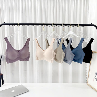 尚品无痕上薄下厚罩杯可拆无痕内衣运动聚拢无钢圈小胸显大文胸女