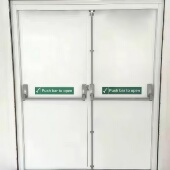 消防门推杆锁消防门逃生锁通道锁 下压式 百佳 消防门锁防火门锁