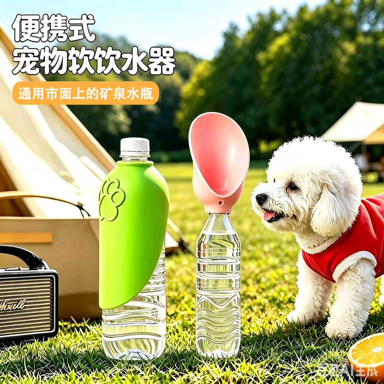 【宠物喂水器】便携可折叠