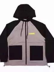 Street Fashion Unisex Windbreaker Hip-Hop Rap Jacket Loose Casual Versatile Hooded Coat