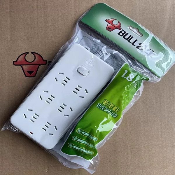 公牛插座GN-109K无线1.8米3米5米6位排插插排插线板拖线板插宿舍