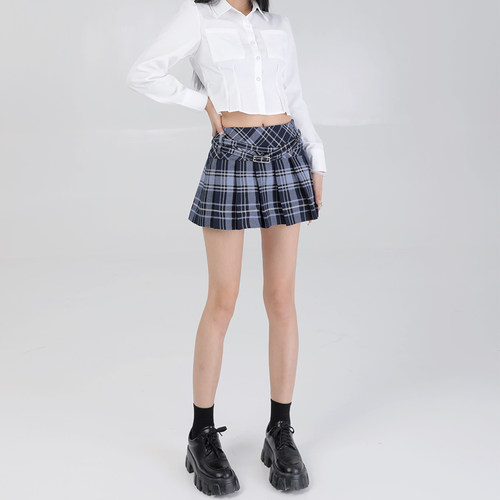 joy同款韩国小众Glowny百褶裙