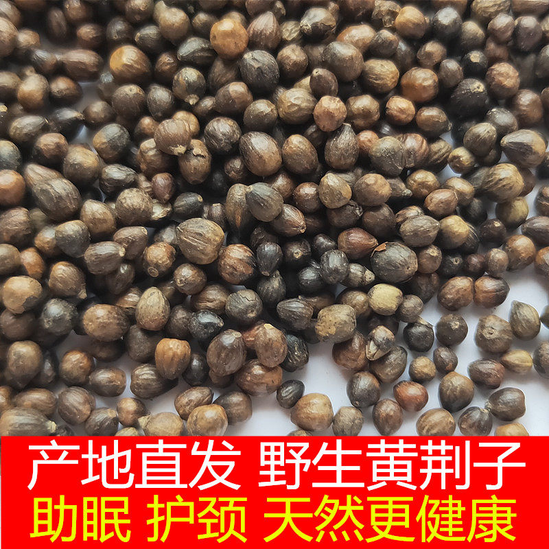 黄荆子枕头枕芯填充物布惊籽布荆仁黄金子荆棵黄金籽花草成人散装