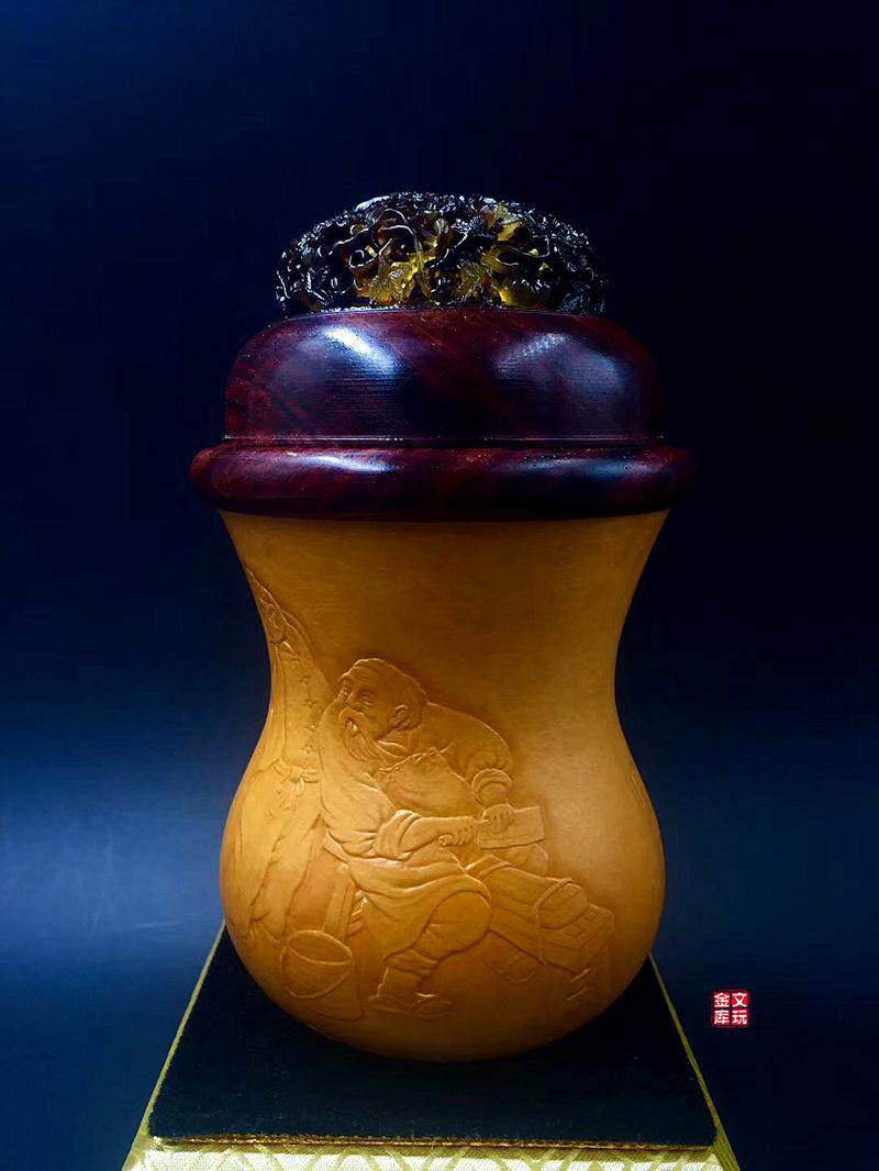 如是斋押花葫芦磨剪子磨刀黑虫葫芦砑掐鸣虫葫芦虫具蝈蝈