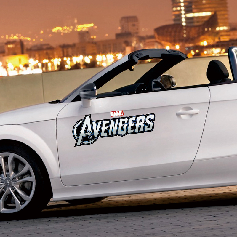 3d神盾局钢铁侠绿巨人摩托车贴