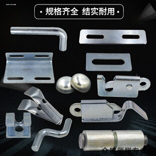 产床配件卡子大全大弯铁门母猪门栓备件脚丫大虎厚大管接头锁定