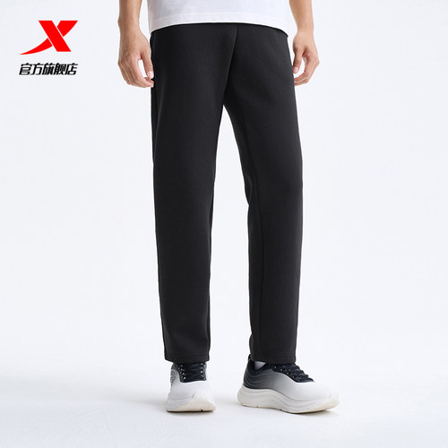 特步运动裤男2025年秋季新款综训针织男子运动长裤975329630118
