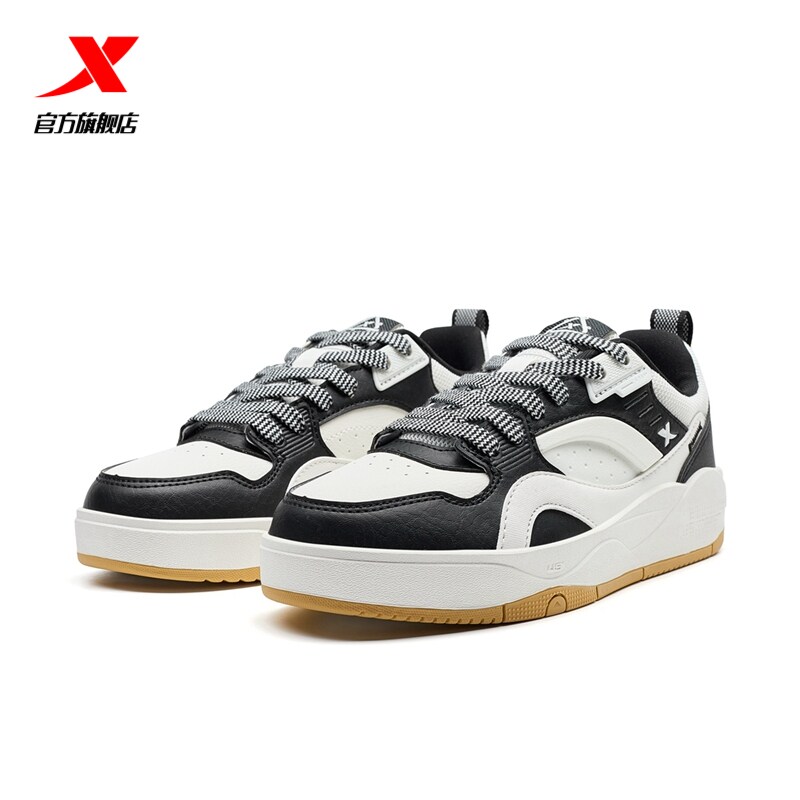 特步/XTEP2024冬季新款板鞋休闲鞋运动鞋驭桀976418310010