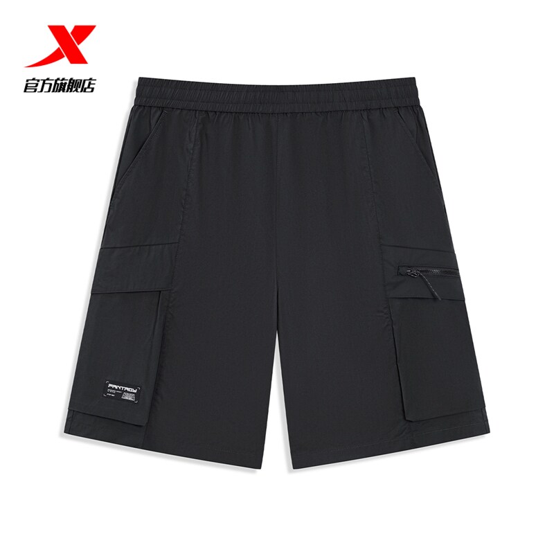 特步2025夏季新品男休闲五分裤975229990316