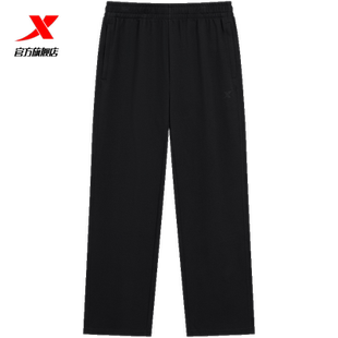 专柜同款特步休闲裤2026年新款男针织运动通勤直筒裤974129630215