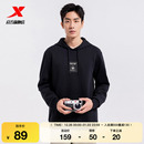 上衣976329930029 薄款 特步休闲卫衣外套男士 2025年春秋圆领套头衫