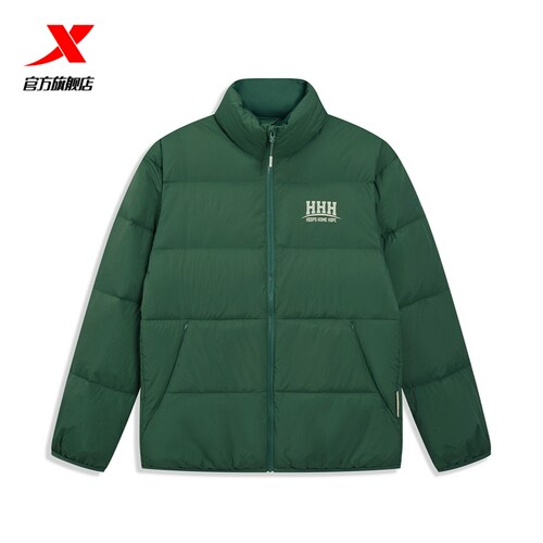【林书豪同款】特步羽绒服男2025年冬季运动保暖外套975429190173