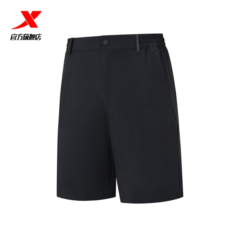 特步短裤男2025夏季新款健身跑步男子梭织运动五分裤975229970010