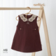 娃丽比新年衣服无袖 红色背心裙连衣裙秋冬季 春女宝宝套头保暖纯棉