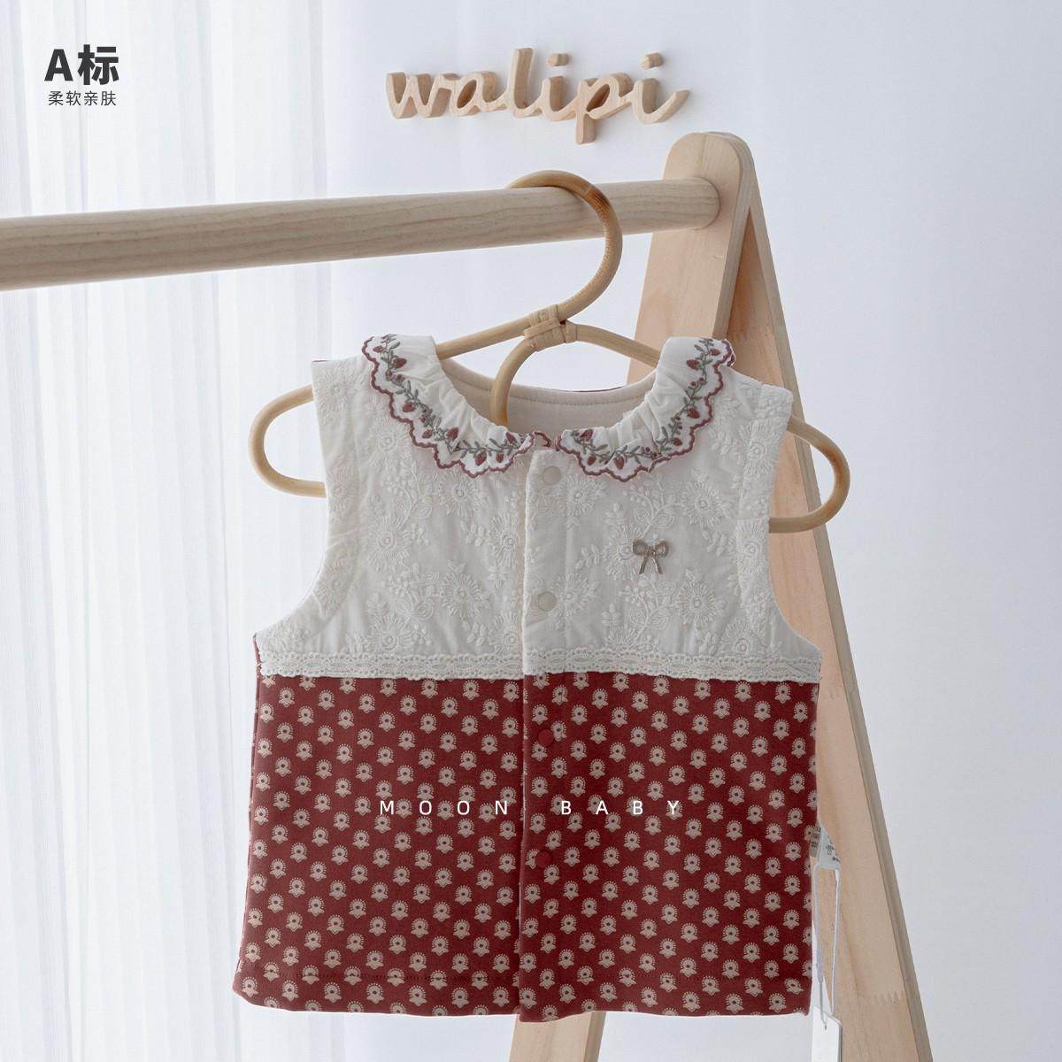 娃丽比 马甲2025春装新款女童甜美上衣女宝宝夹棉坎肩40g外穿童装,童装/婴儿装/亲子装,马甲,淘宝优惠券,粉丝福利购,淘宝优惠卷