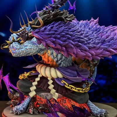 LX霸海凯多/大妈29cm海贼王系列老四皇共鸣GK手办摆件二次元摆件