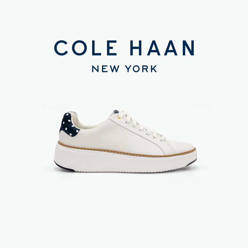 Cole Haan新款运动休闲女鞋小白鞋一脚蹬时尚板鞋平底鞋女W33830